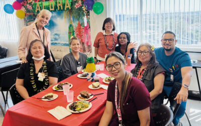 Sub-acute Team Celebrates with Luau Lunch!